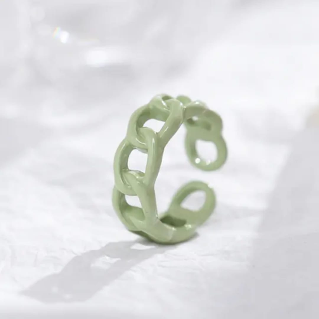 BRJ-180 Metal Funky Korean Rings ? Trendy Fashion Jewellery, Stylish Accessory for Women and Men - Image 4