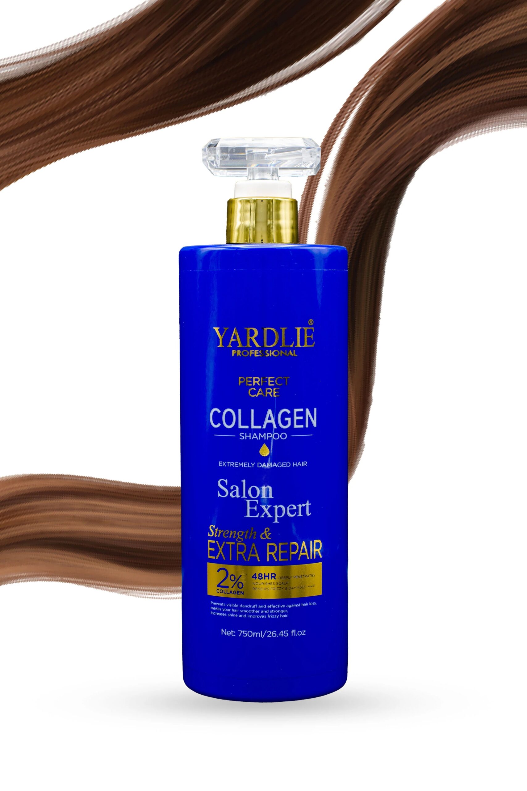 Yardlie Collagen Shampoo | Professional Perfect Care | 750 ml | For Extremely Damaged Hair - Image 4