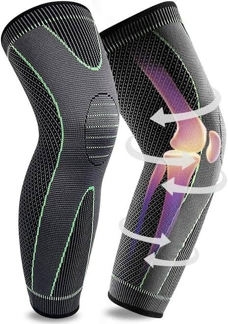Knee Compression Support Sleeve ? Elastic Knee Brace for Pain Relief, Sports Protection & Joint Stability