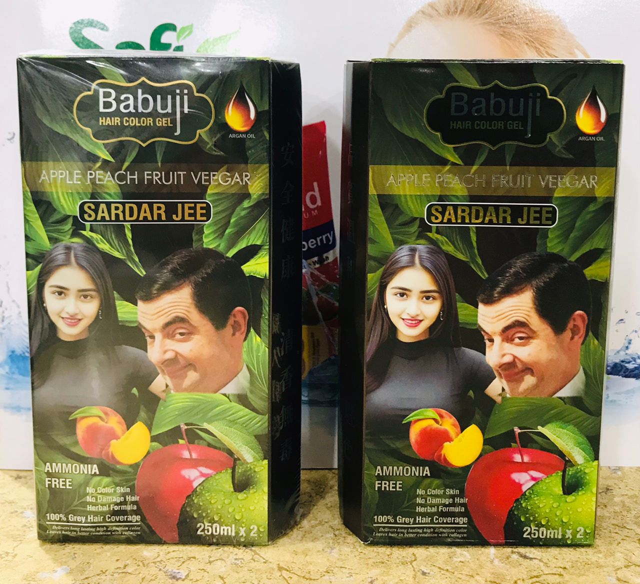 Babu Ji Hair Color Providing Confidence In Every Shade Long Lasting Color Natural Shine - 250ML x 2 - Image 3