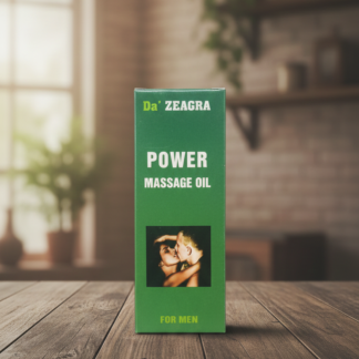 Da? Zeagra Power Massage Oil for Men | Warming Body Massage Oil for Relaxation, Stamina & Intimate Wellness( 50ml)