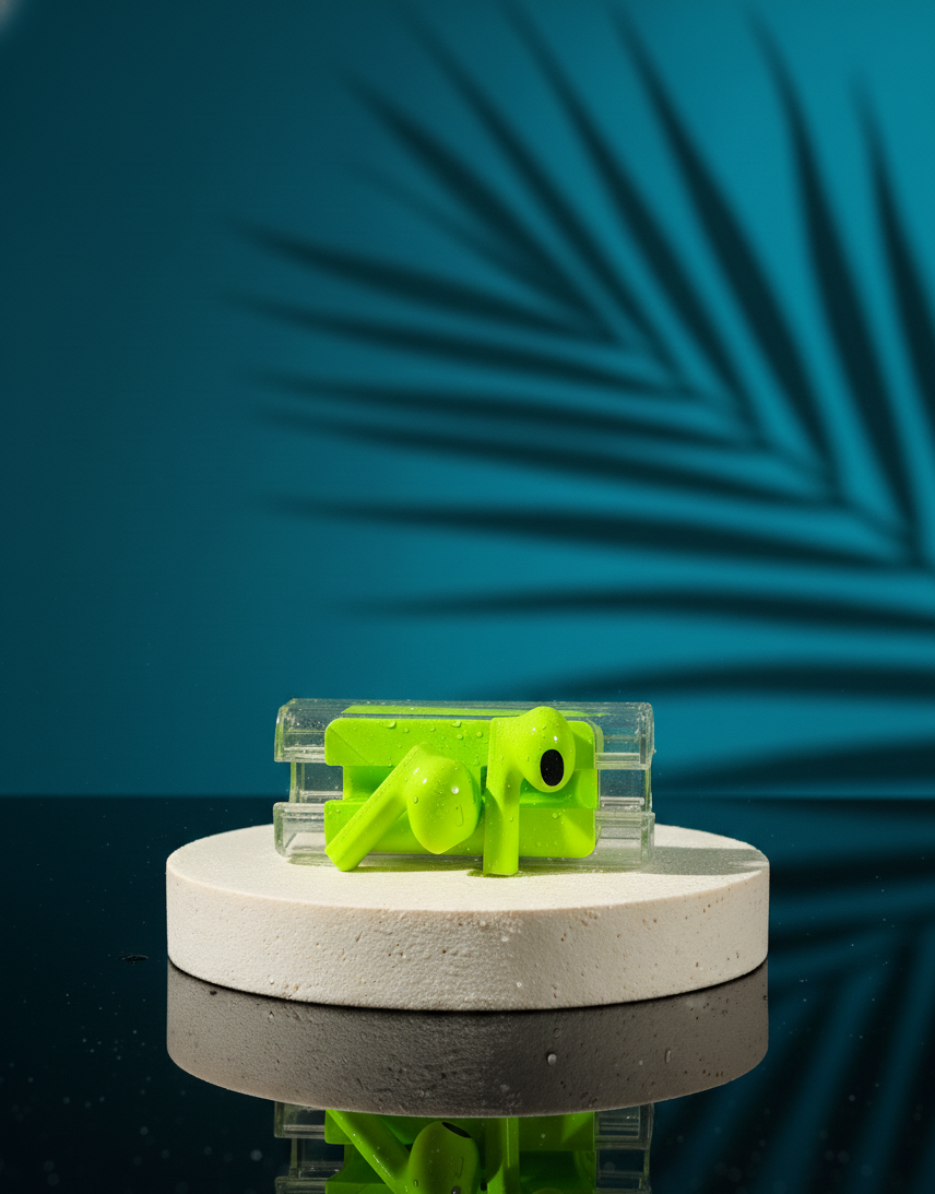 TWS D32 True Wireless Earbuds ? New Model BT 5.3 Headset with Digital Display & 6?7 Hour Long Battery Life ( RANDOM COLOUR)