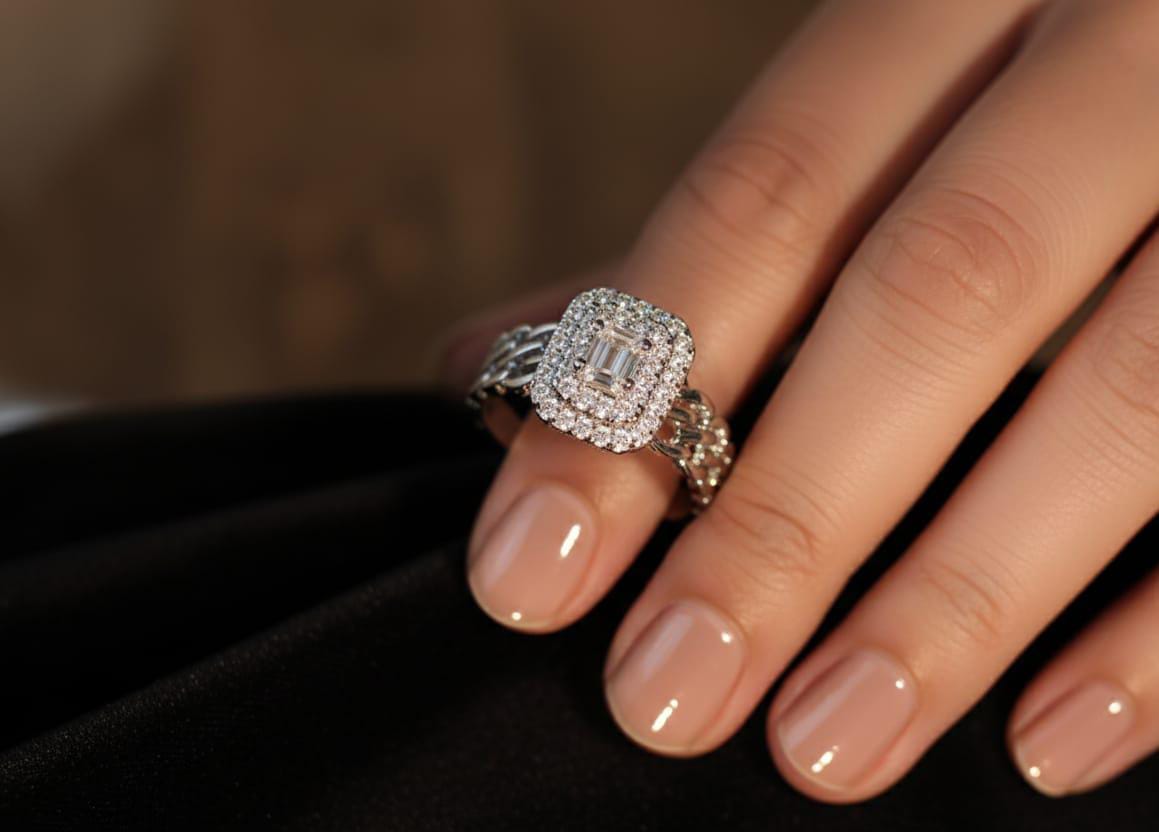 Sparkling Zircon Rings For Women | Stylish Crystal Design Fashion Jewelry For Daily And Party Wear PXJ-133 - Image 4