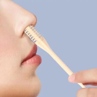 Pack of 2 Double-Sided Manual Nose Hair Trimmers ? Safe & Painless Grooming Tool for Men & Women