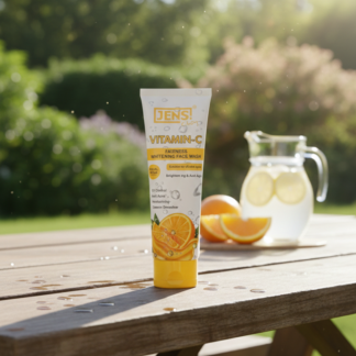 Jens Choy Vitamin C Fairness Whitening Face Wash Providing Gentle Cleansing With Brightening Care And Refreshing Finish - 100ML