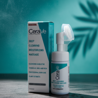 CeraVe Deep Cleaning Moisturizing Massage Foam Cleansing Cream ? Gentle, Hydrating Facial Cleanser for Soft, Balanced & Fresh Skin