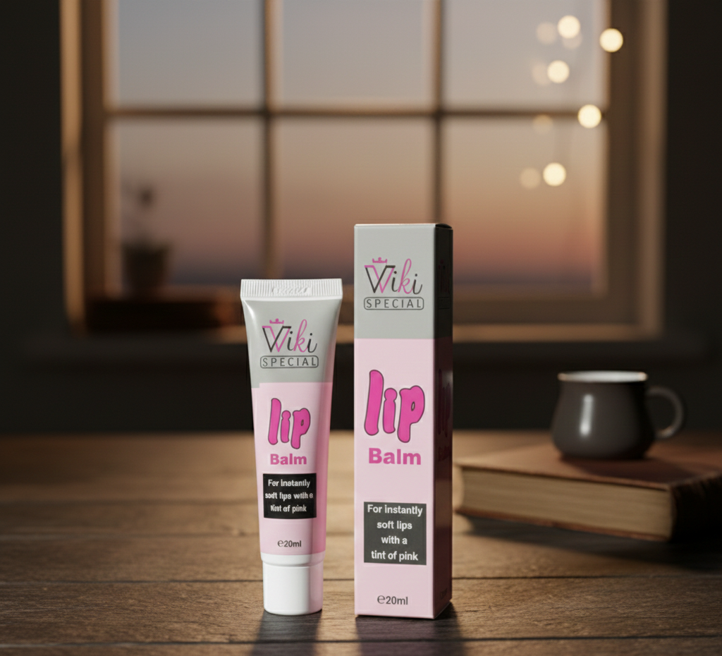 Wiki Special Natural Pink Lip Balm | Hydrating, Nourishing & Long-Lasting Lip Care with Soft Pink Tint for 24-Hour Moisture - Image 3