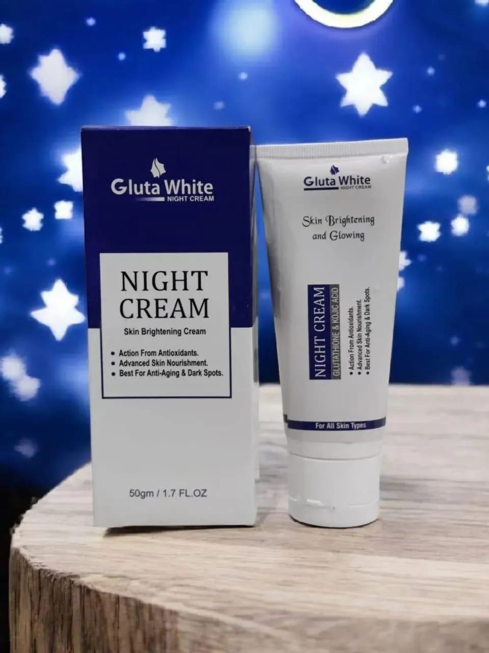Gluta White Complete 3-in-1 Skin Brightening System ? Includes Vitamin C & Glycolic Acid Face Wash, SPF 60++ Sunblock, and Advanced Night Cream for Radiance & Anti-Aging - Image 3
