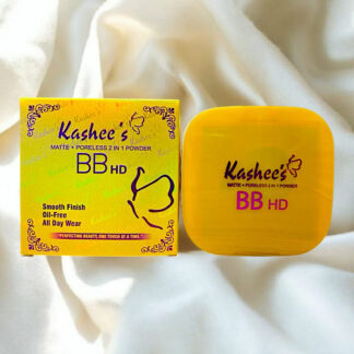 Kashees BB HD Matte And Poreless 2 In 1 Face Powder ? Smooth Finish, Oil Free, Long Lasting All Day Wear Compact Powder For Flawless Skin