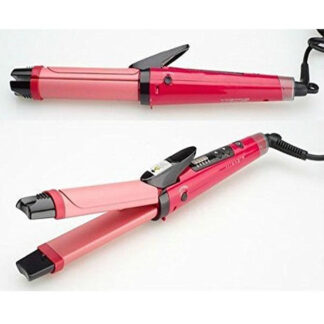 Nova 2-in-1 Hair Straightener & Curler ? Model NH-2009, Quick Heat-Up Ceramic Plates for Smooth Straightening & Effortless Curls, Portable Dual-Use Styling Tool for All Hair Types