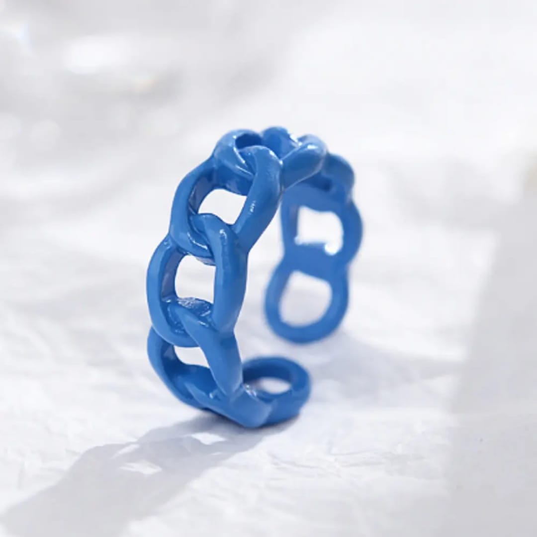 BRJ-180 Metal Funky Korean Rings ? Trendy Fashion Jewellery, Stylish Accessory for Women and Men - Image 2