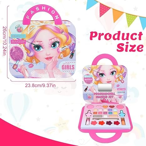 Kids Beauty Magic Makeup Set | Fashion & Beauty Cosmetic Kit for Girls | Safe & Fun Play Makeup - Image 3