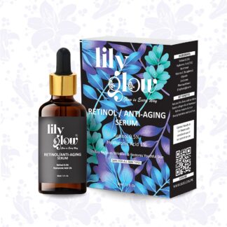 Lily Glow Retinol Anti-Aging Serum for Face ? Wrinkle Repair, Skin Tightening & Night Care (30ml)