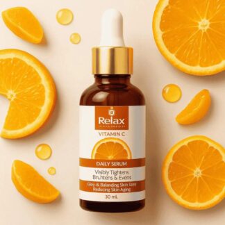Relax Vitamin C Daily Face Serum ? Brightening, Anti-Aging & Hydrating Formula For Healthy Radiant Skin (30ml)