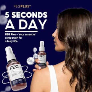 FEG PLUS Hair Growth Serum & Spray ? 50ml Advanced Formula for Men & Women, Stronger, Thicker Hair