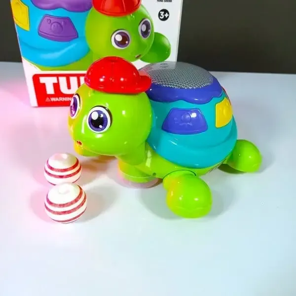 Blow the Ball Turtle Toy with Music & Lights ? Fun Interactive Play for Kids - Image 2