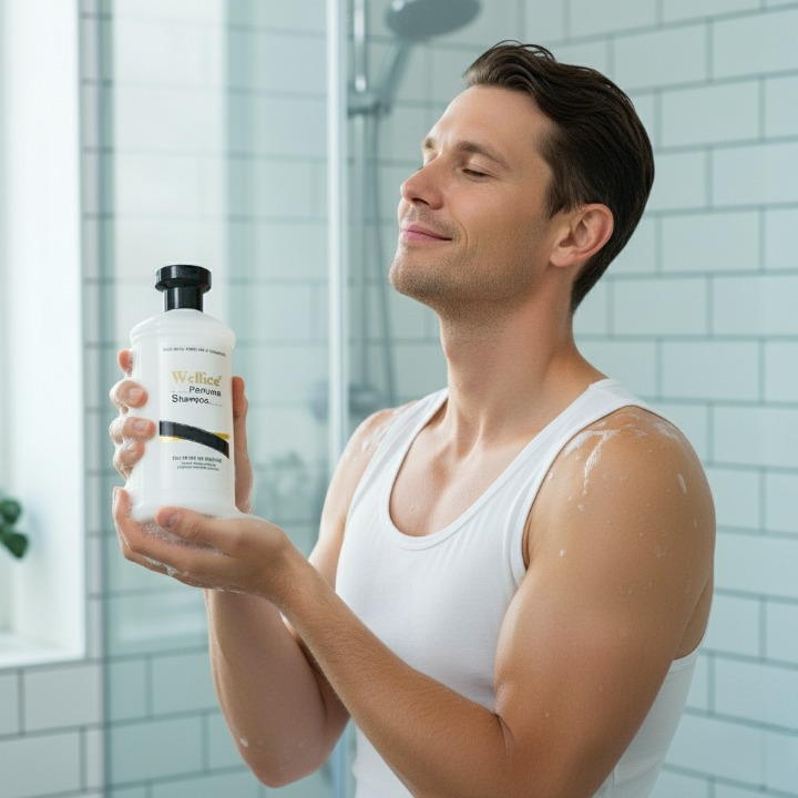 Wellice Romantic Perfume Shampoo ? Luxurious Fragrance & Soft Shine (400ml - Image 3