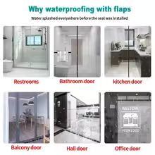 5 Meter Silicone Door Draft Stopper & Window Seal Strip ? Weatherproof, Dustproof, Noise Insulation for Doors, Windows & Shower Gaps - Image 3