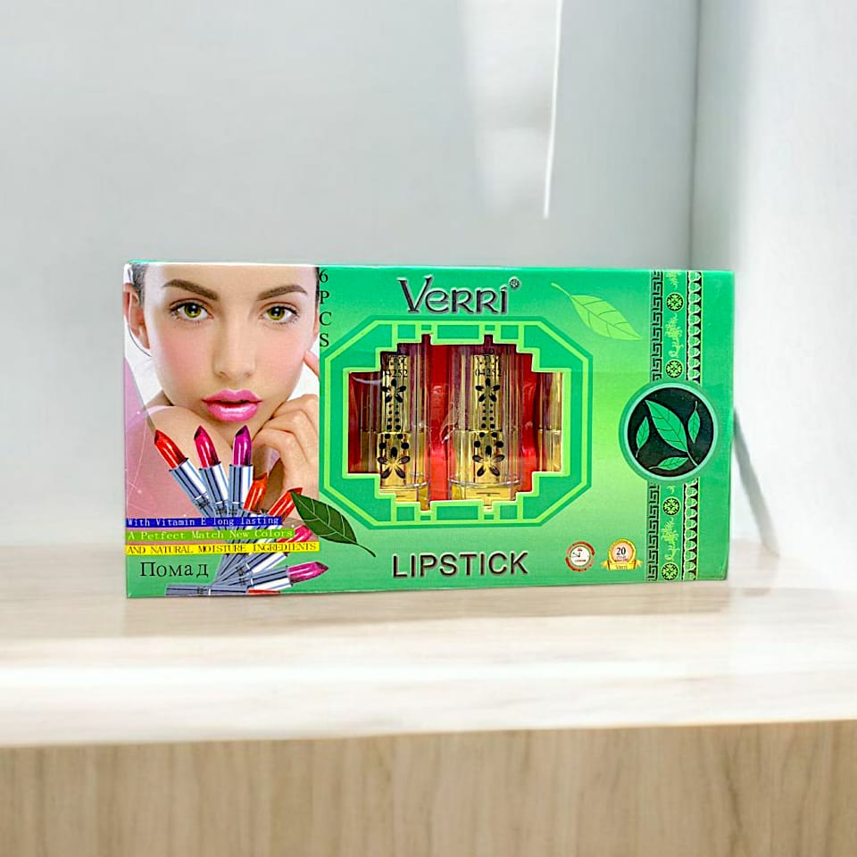 Matte Velvet Lipstick Set Of 6 ? Richly Pigmented Multicolor Shades With Soft, Creamy Texture And Long-Lasting Wear For Elegant And Bold Lips - Image 3