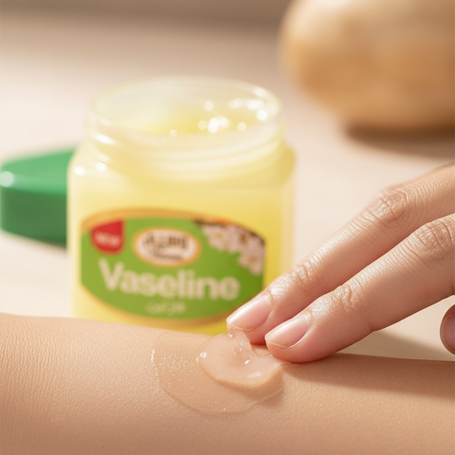 Vaseline New Formula With Natural Moisturizing Care, Nourishing Petroleum Jelly For Smooth, Soft And Hydrated Skin Protection (100g) - Image 3