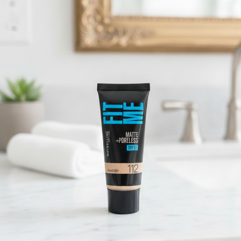 Maybelline Fit Me Matte And Poreless Liquid Foundation Natural Finish Lightweight Texture Smooth Application - Image 3