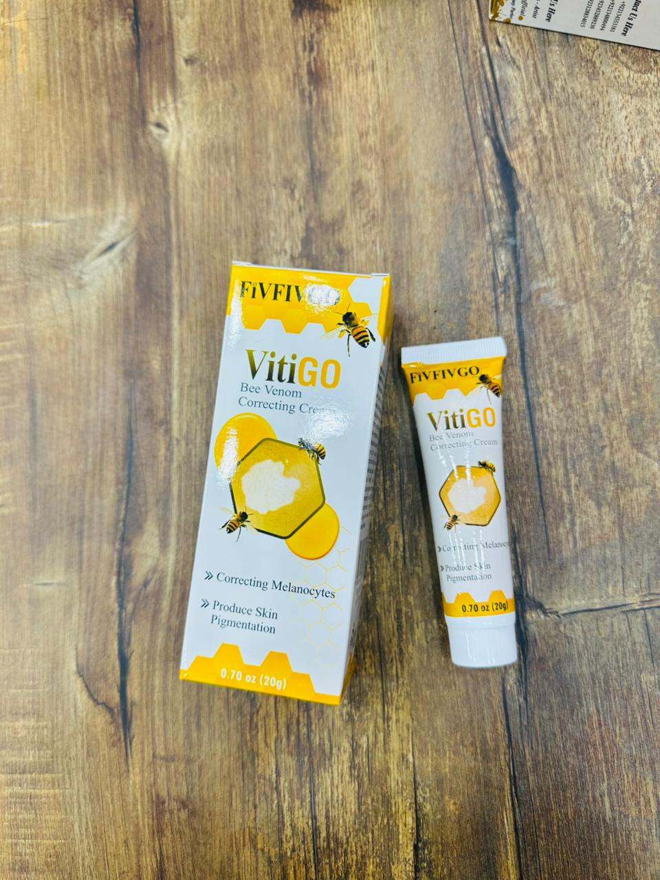 Fivfivgo? VitiGO Bee Venom Correcting Cream (20g) ? Advanced Melanocyte Support for Skin Pigmentation Recovery and Even Skin Tone - Image 4