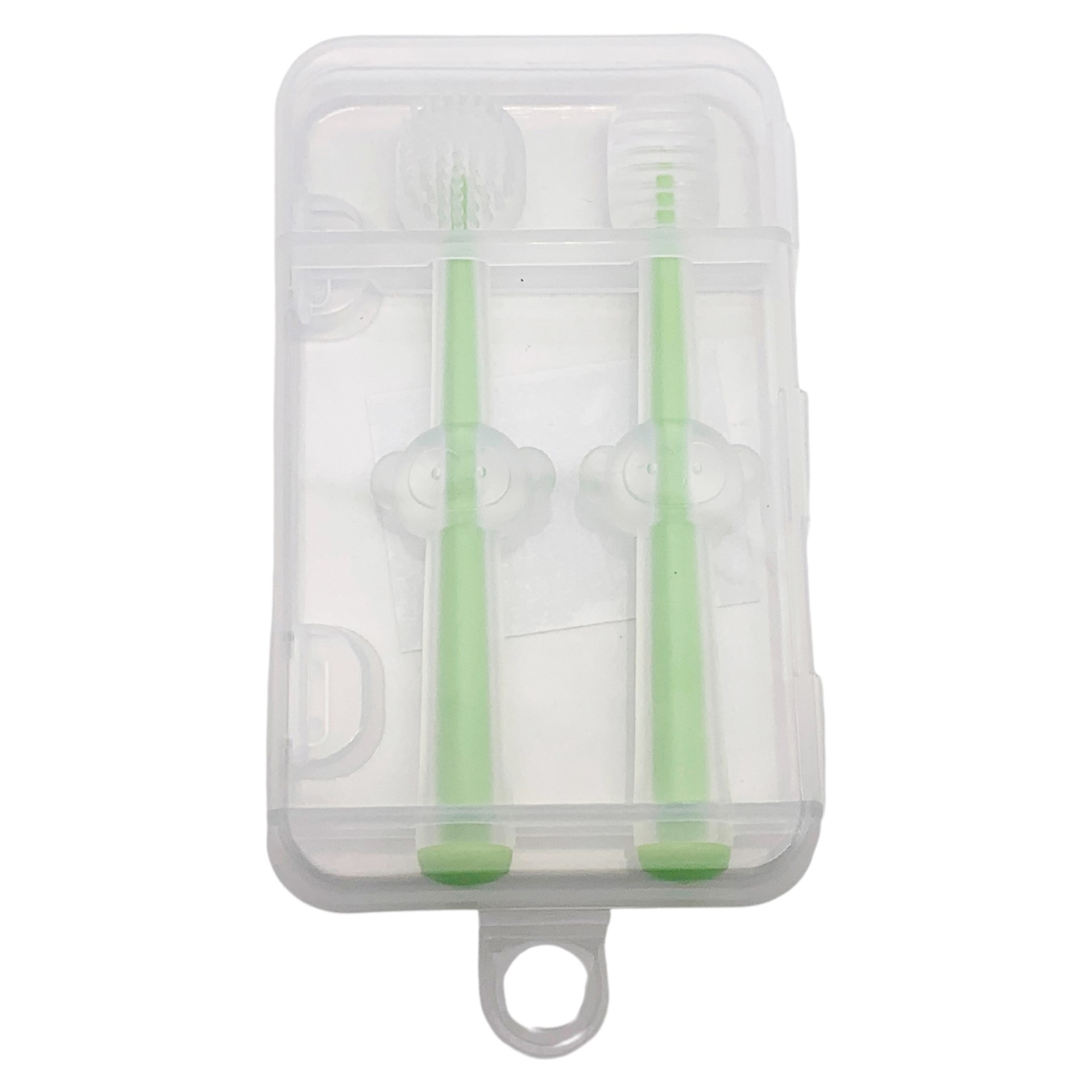 Infant Baby Silicone Toothbrush & Tongue Cleaner ? Pack of 2 with PP Storage Box for Oral Care - Image 5