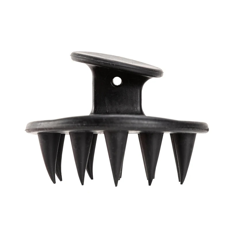 Head Cleansing & Scalp Massage Brush ? Soft Bristles for Wet & Dry Use (Black color) - Image 3
