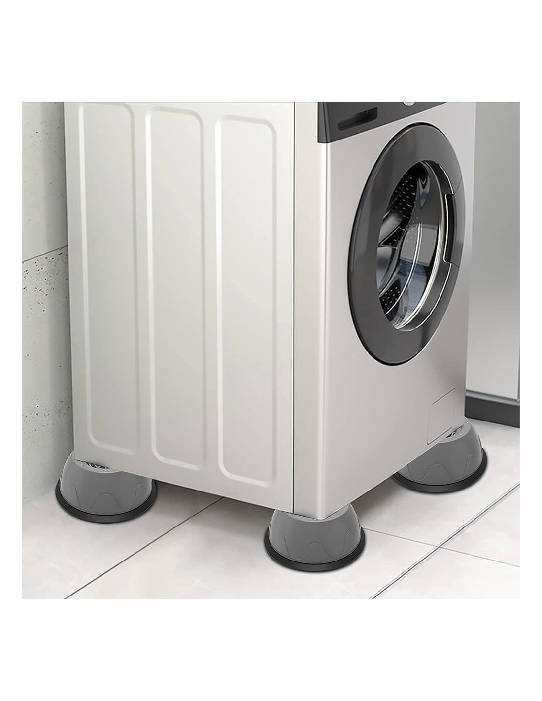 4Pcs Universal Anti?Vibration Feet Pads | Washing Machine, Dryer, Refrigerator & Furniture Non?Slip Rubber Mat (Big Size) - Image 2