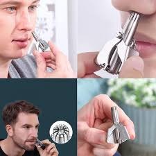 Mini Portable Stainless Steel Nose Hair Trimmer | Manual Grooming Tool | Safe & Durable - Image 2