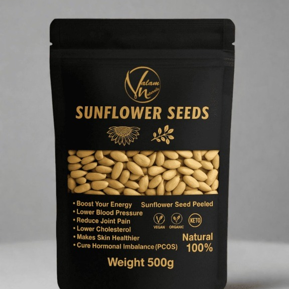 Sunflower Seeds Without Shell | 100% Natural Peeled Seeds | Rich In Protein, Fiber, And Healthy Fats For Snacking, Baking, And Cooking - Image 3