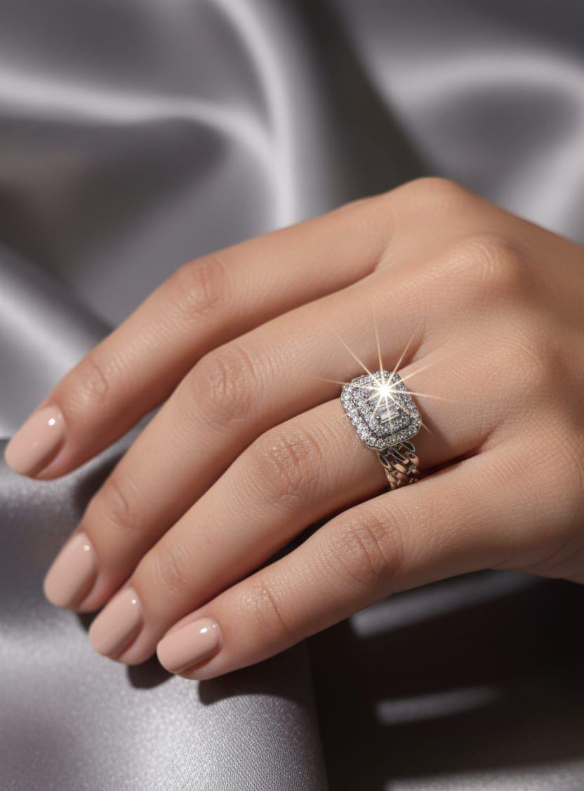 Sparkling Zircon Rings For Women | Stylish Crystal Design Fashion Jewelry For Daily And Party Wear PXJ-133 - Image 2