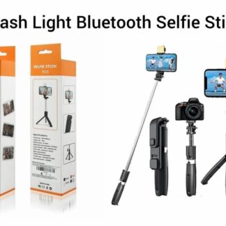 R1s Bluetooth Selfie Stick Tripod | With Remote & LED Light | Portable Phone Holder