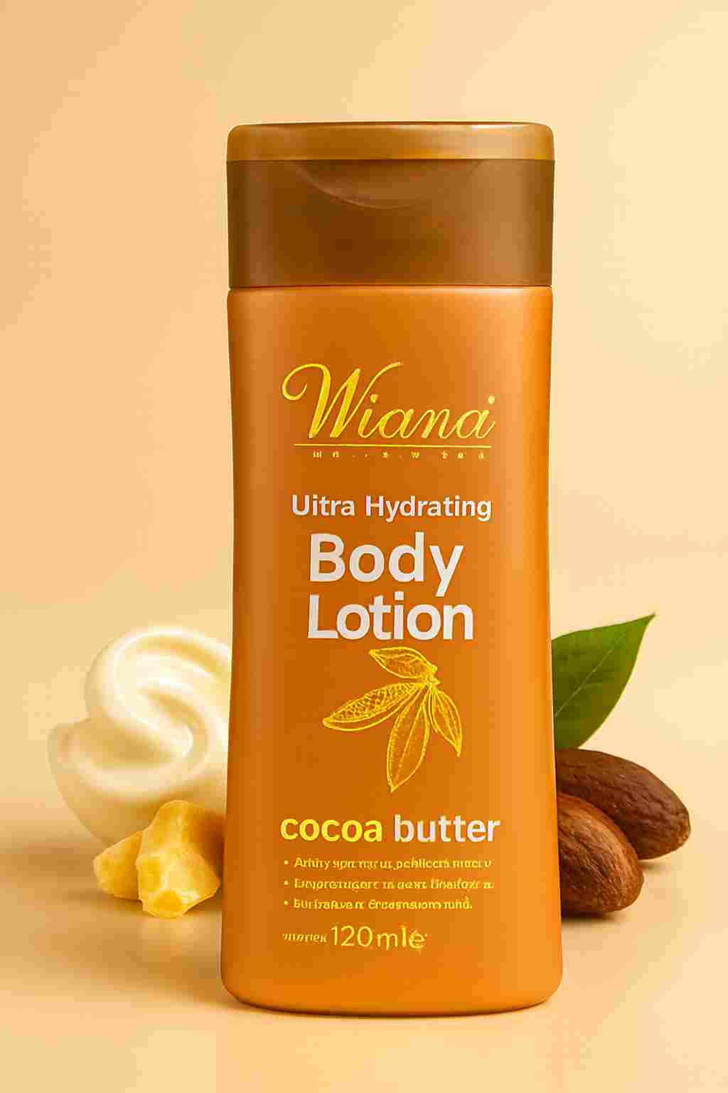 Wiana Cocoa Butter Body Lotion | Deep Moisturizing & Nourishing Cream for Soft, Smooth, Glowing Skin ? 400ml