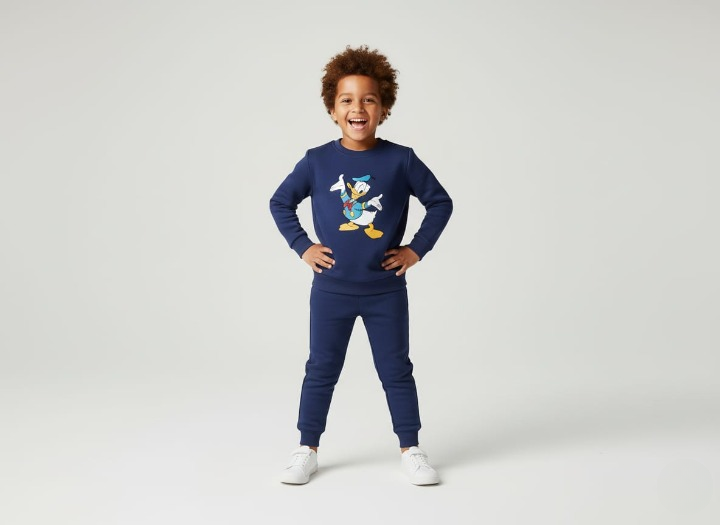 Kids Winter Tracksuit | Fleece Warm Suit for Boys & Girls | Sweatshirt + Trouser Set | Cozy & Stylish Winter Outfit - Image 2