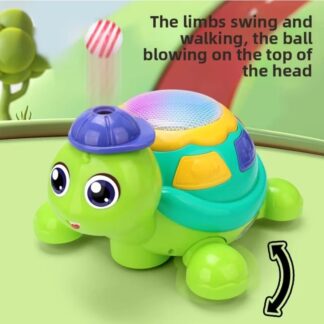 Blow the Ball Turtle Toy with Music & Lights ? Fun Interactive Play for Kids