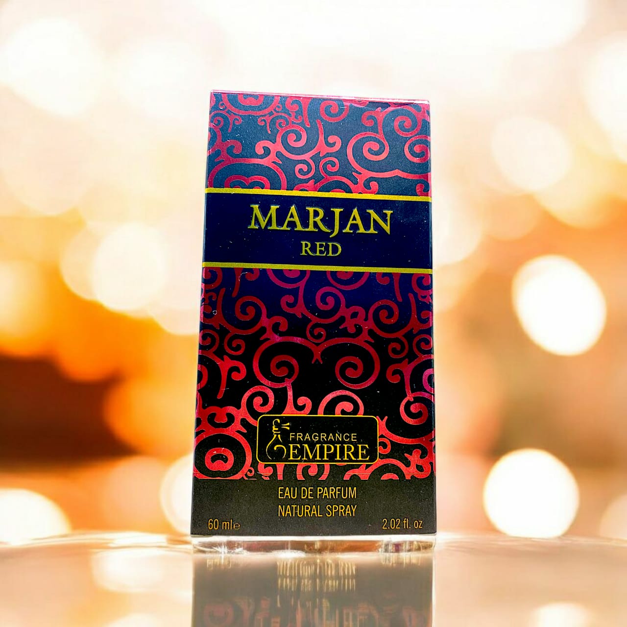 Marjan Red Eau de Parfum for Men ? Long Lasting Sweet Fragrance, 60ml - Image 2
