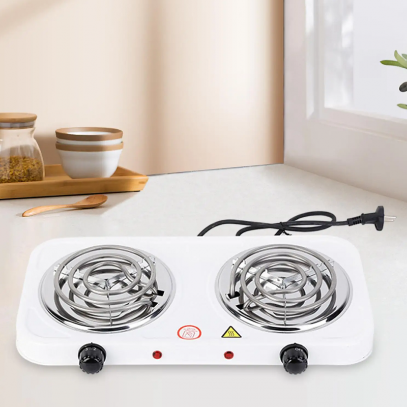 Double Electric Stove | Dual Hot Plate Cooker | Twin Coil Electric Cooking Stove - Image 2