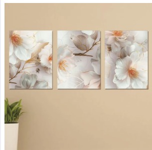 Set of 3 Wooden Wall Art Photo Tile Frames (8?11 Inches) ? Spiritual Wall D?cor