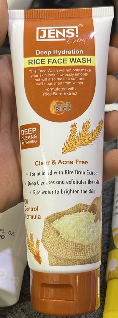 Jens Choy Organic Rice Deep Hydration Foaming Face Wash Providing Gentle Cleansing With Nourishing Moisture And Smooth Finish - 100g - Image 3