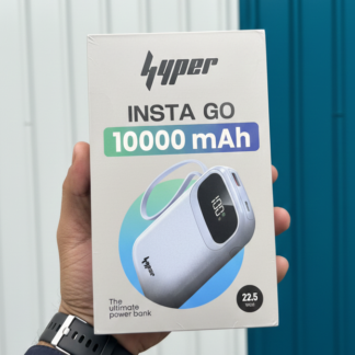 Yolo Hyper InstaGo 10000mah Powerbank 22.5W Fast Charging Digital Display Three Built In Cables Type C Lightning USB Multiple Ports