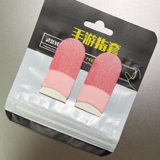 Gaming Finger Sleeves ? 2 Pcs Pack Sweat-Proof Breathable Thumb Sleeves for Mobile Gaming