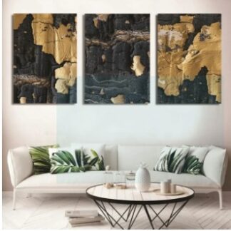 Set of 3 Wall Art Wooden Phototile Frames for Wall Decor