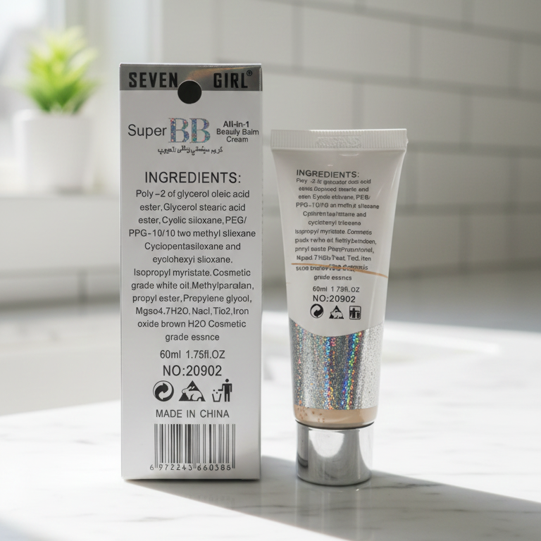 Seven Girl Super All In 1 Beauty Balm Cream Perfect Choice For Daily Skincare And Moisturizing Needs - Image 2