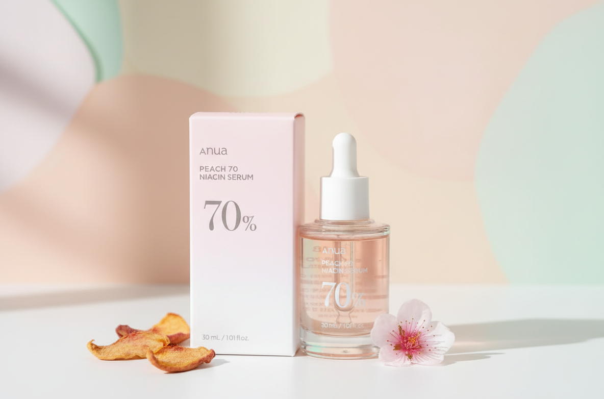 Anua Peach 70 Niacin Serum ? Brightening, Hydrating Glass-Skin Serum with 70% Peach Extract & 5% Niacinamide - Image 2