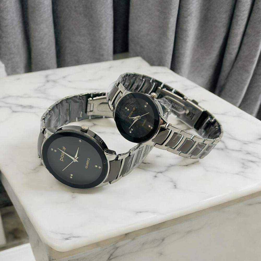 POSITIF Couple Watch ? Elegant Matching His & Her Timepieces | Stylish Pair Gift For Lovers, Anniversary & Special Occasions (random colour) - Image 4