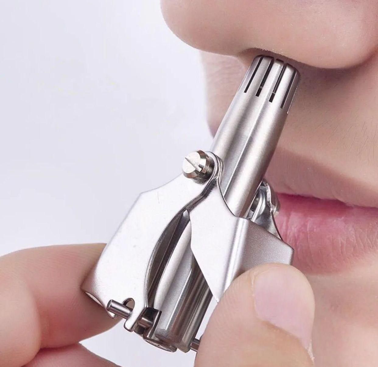 Mini Portable Stainless Steel Nose Hair Trimmer | Manual Grooming Tool | Safe & Durable - Image 4