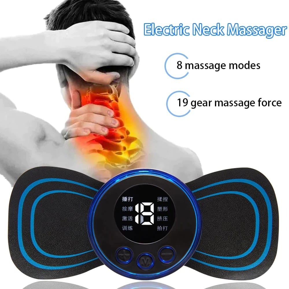 Wireless EMS Mini Body Massager ? Portable Butterfly Massager & Pain Relief - Image 3