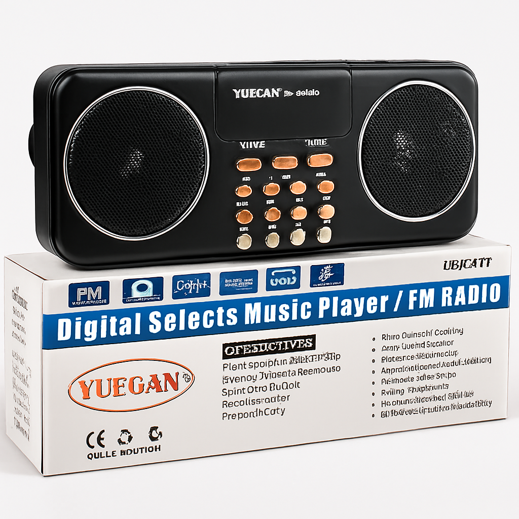 YUEGAN YG-1881BT Portable Digital Music Player with FM Radio, Bluetooth, USB & TF - Image 4