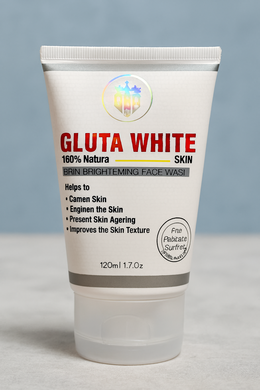 Gluta Skin Brightening Face Wash 120ml ? Gentle Deep Cleanser for Radiant, Clear & Smooth Skin, Removes Dirt, Oil & Impurities - Image 3